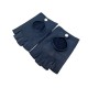 NEUF GANTS DE CONDUITE HERMES CLOU DE SELLE T 8.5 HOMME EN CUIR BLEU GLOVES 600€