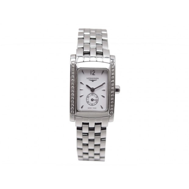 MONTRE LONGINES DOLCE VITA L5.155.0.16.6 EN ACIER & DIAMANTS QUARTZ WATCH 2560€