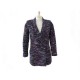 NEUF VESTE LONGUE CHANEL P51440 TAILLE 34 XS EN TWEED BLEU MANTEAU JACKET 4200€