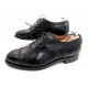 CHAUSSURES ALDEN 909 RICHELIEU 8EEE 42 EN CUIR NOIR HOMME BLACK SHOES 475 