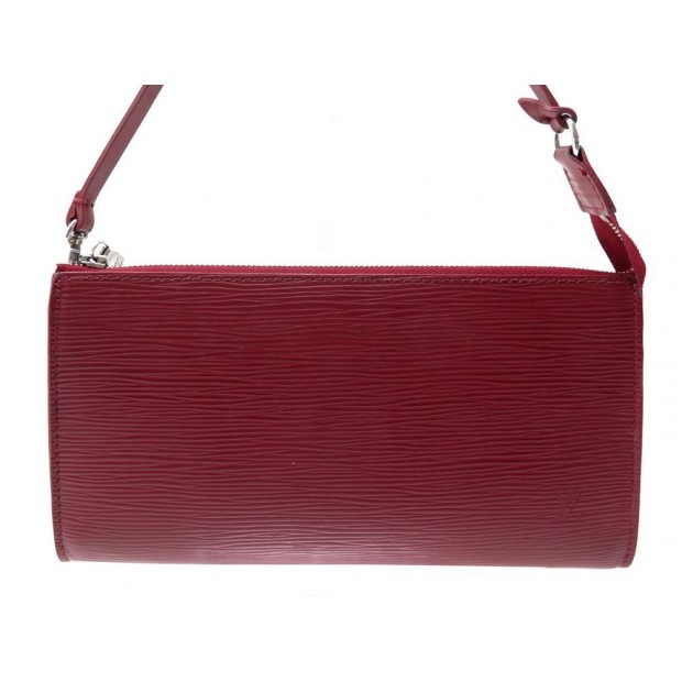 SAC A MAIN LOUIS VUITTON POCHETTE ACCESSOIRES EN CUIR EPI BORDEAUX CLUTCH 560€