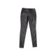 NEUF PANTALON HERMES 36 S EN CUIR D'AGNEAU NOIR BLACK LEATHER PANTS NEW 3500€