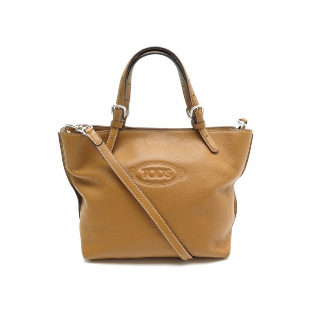 SAC A MAIN TOD S EN CUIR GOLD BANDOULIERE 