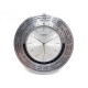 VINTAGE PENDULETTE REVEIL HERMES WORLD TIME GMT EN ACIER ALARM CLOCK SILVER