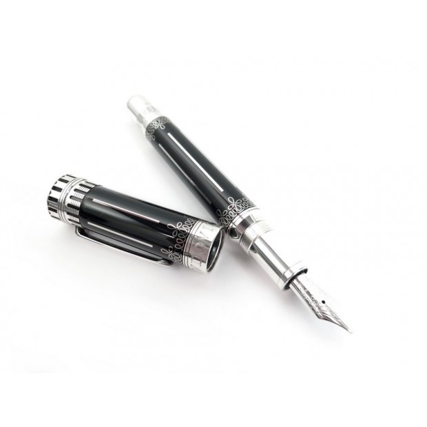 STYLO A PLUME MONTBLANC EDITION LIMITEE LUDOVICO SFORZA LAQUE ARGENT PEN 4400€