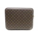 NEUF HOUSSE LOUIS VUITTON COQUE PC 15" EN TOILE MONOGRAM LAPTOP SLEEVE 670€