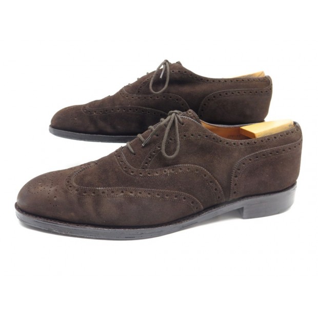 CHAUSSURES JM WESTON 376 9.5D 43.5 RICHELIEU BOUT FLEURI EMBAUCHOIRS SHOES 775€