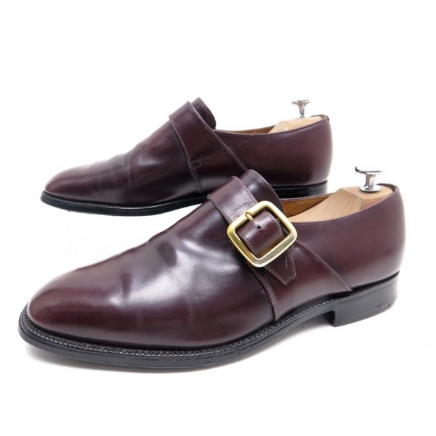 CHAUSSURES CHURCH S WESTBURY 6.5G 40.5 LARGE 41 CUIR BORDEAUX 