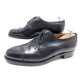 CHAUSSURES JM WESTON RICHELIEU 675 8.5E 42.5 BOUT FLEURI CUIR NOIR SHOES 710€