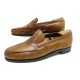 VINTAGE CHAUSSURES JM WESTON MOCASSINS 7.5D 42 EN CUIR GRAINE 