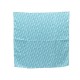 FOULARD CHRISTIAN DIOR MONOGRAMME CARRE 65 CM EN SOIE BLEU BLUE SILK SCARF 265€