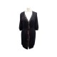 ROBE LOUIS VUITTON ZIPPEE T 38 M EN CACHEMIRE LAINE & SOIE NOIRE DRESS 1600€