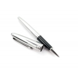 STYLO A BILLE ROLLERBALL MONTBLANC MEISTERSTUCK EN METAL ARGENTE BALL PEN 525€