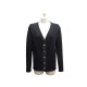 NEUF GILET PULL LOUIS VUITTON CARDIGAN T 40 L VESTE EN SOIE NOIRE JACKET 1600€