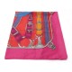 NEUF PAREO DE PLAGE HERMES BRIDES LIENS EN COTON ROSE BEACH SKIRT TOWEL 400€