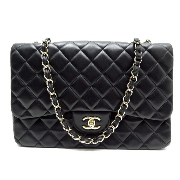 sac a main chanel timeless grand classique dore jumbo