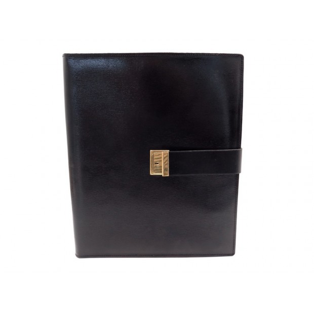 SERVIETTE A MAIN LANCEL CUIR NOIR 