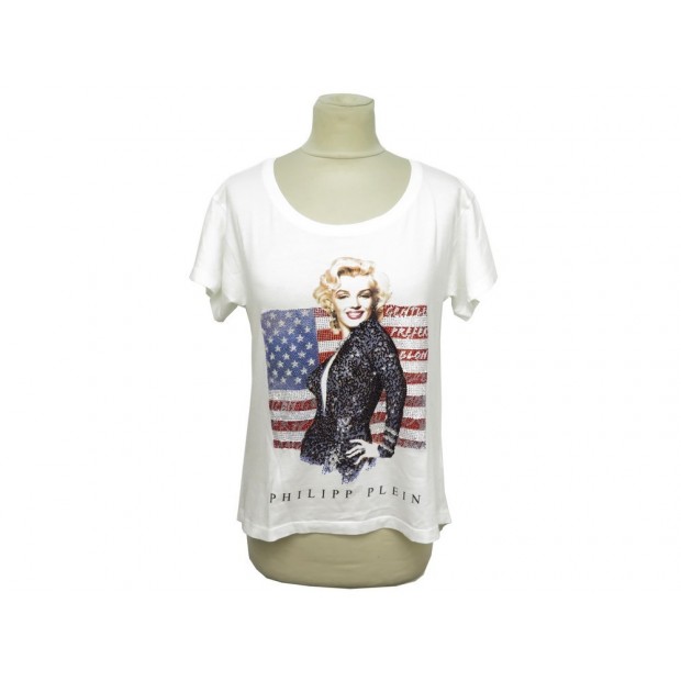 HAUT PHILIPP PLEIN MARYLIN MONROE USA FLAG T 36 S GENTLEMEN PREFER BLONDES 400€