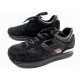 NEUF CHAUSSURES BASKETS HOGAN 39 IT 40 FR VEAU VELOURS NOIR & SEQUINS SHOES 340€