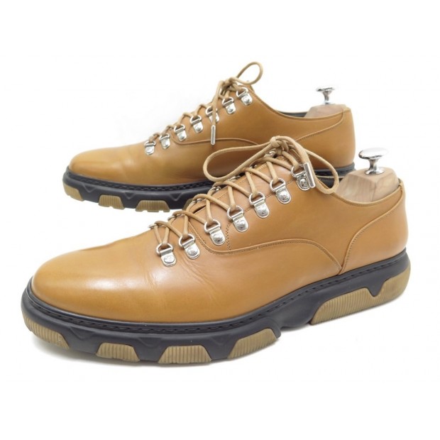 CHAUSSURES DIOR HOMME MONTAGNE 44 RICHELIEU LACETS CUIR MARRON HIKING SHOES 940€