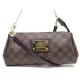 SAC A MAIN LOUIS VUITTON EVA EN TOILE DAMIER EBENE ANSE BANDOULIERE 