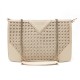 SAC A MAIN ANNE FONTAINE BANDOULIERE CUIR TRESSE 