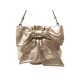 NEUF SAC A MAIN YVES SAINT LAURENT BOW 151216 EN CUIR DORE NOEUD GOLD PURSE 800€