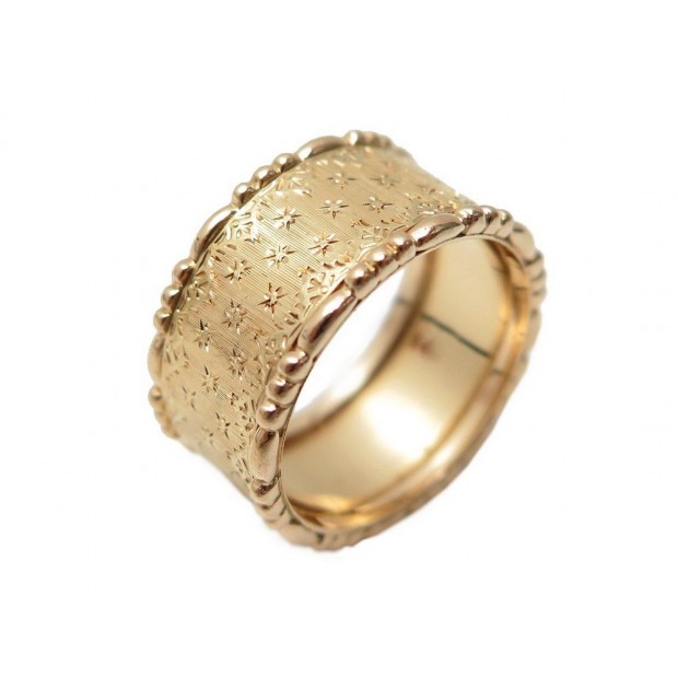 NEUF BAGUE BUCCELLATI TAILLE 57 EN OR JAUNE 18K 7.7GR BOITE GOLD RING 4500€