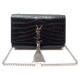 NEUF SAC A MAIN SAINT LAURENT YSL BO MONOGRAMME FACON CROCO 