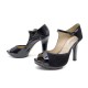 NEUF CHAUSSURES REPETTO 39 ESCARPINS SANDALES EN CUIR & DAIM NOIR SHOES 295€