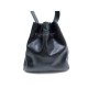 SAC A MAIN LONGCHAMP SEAU PORTE EPAULE EN CUIR NOIR BLACK LEATHER PURSE 590€