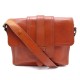 VINTAGE SAC A MAIN YVES LAURENT CUIR ORANGE 