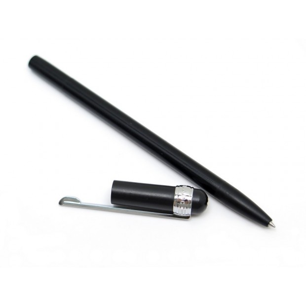 STYLO BILLE MONTBLANC SCENIUM PIX EN METAL NOIR + BOITE BLACK BALLPOINT PEN 410€