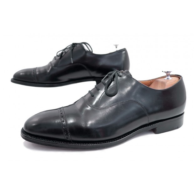 CHAUSSURES CHURCH'S BELMONT RICHELIEU 10F 44 CUIR NOIR HOMME BLACK SHOES 590