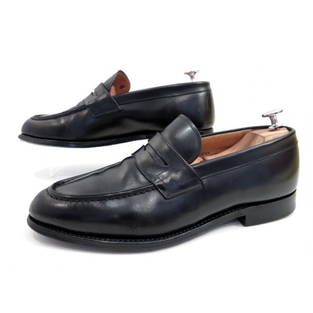 CHAUSSURES CHURCH'S DARWIM MOCASSINS 8.5F 42.5 CUIR NOIR BLACK LOAFER SHOES 590€