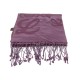 NEUF ETOLE LOEWE MONOGRAMME EN CACHEMIRE & SOIE VIOLET SCARF PURPLE STOLE 390€