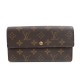 PORTEFEUILLE LOUIS VUITTON SARAH TOILE MONOGRAM LV PORTE MONNAIE CARTE 475€