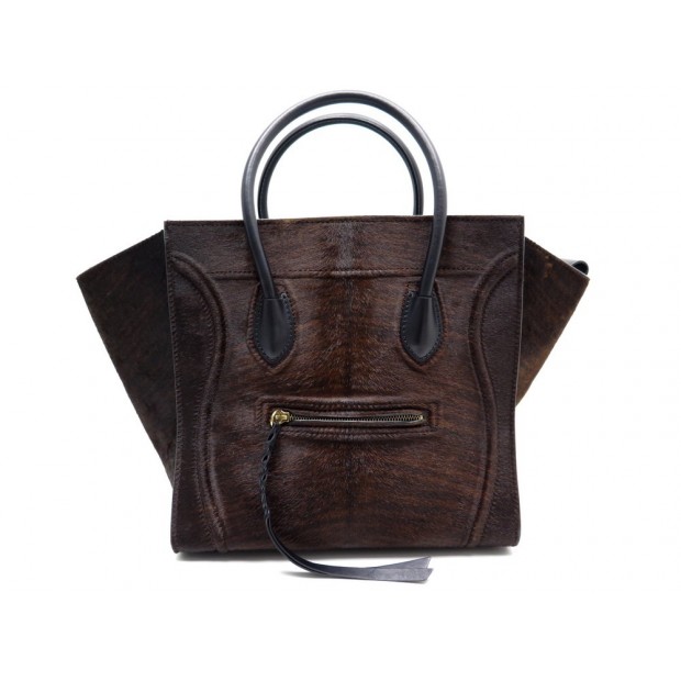 SAC A MAIN CELINE PHANTOM MEDIUM EN CUIR DE POULAIN 