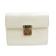 PORTE MONNAIE LOUIS VUITTON CUIR VERNIS MONOGRAM CREME