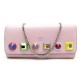 NEUF PORTEFEUILLE FENDI 8M0365 CONTINENTALE BANDOULIERE WALLET ON CHAIN WOC 590€