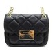 SAC A MAIN MICHAEL KORS 30T2GSLF1N SLOAN EN CUIR MATELASSE NOIR BANDOULIERE 230€