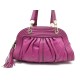 SAC A MAIN LANCEL TONNELLE EN CUIR GRAINE FUSHIA HAND BAG PINK LEATHER 600€