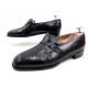 CHAUSSURES JOHN LOBB SUR MESURE MOCASSINS 41.5 EN CUIR NOIR LOAFER SHOES 5890€