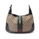 SAC A MAIN GUCCI JACKIE-O MONOGRAM 3306-2684 EN TOILE BEIGE & CUIR HAND BAG 900€