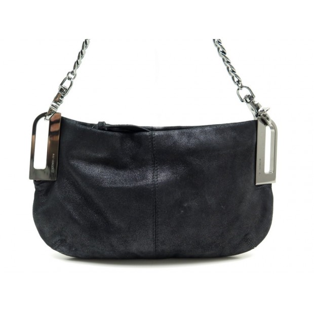 sac a main barbara bui pochette en cuir noir black