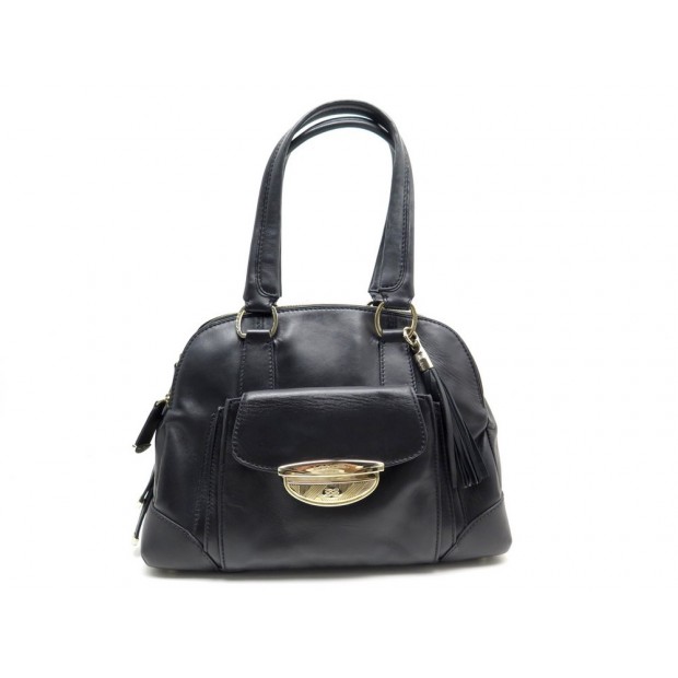 SAC A MAIN LANCEL ADJANI GM A03432 EN CUIR NOIR LARGE BLACK HAND BAG 1250€