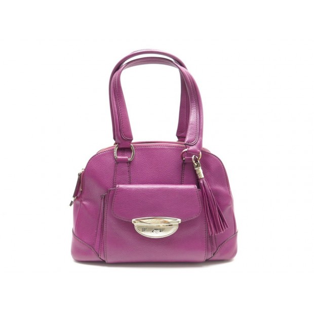 NEUF SAC A MAIN LANCEL ADJANI GM A03432 EN CUIR GRAINE ROSE HAND BAG 1250€