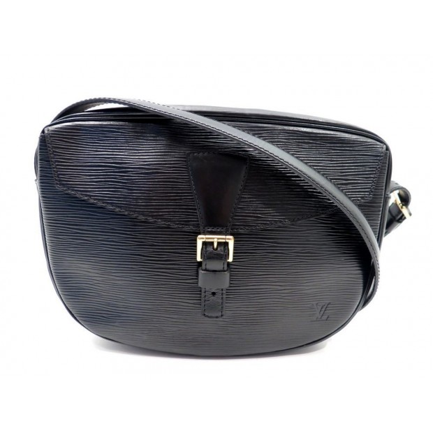 SAC A MAIN LOUIS VUITTON JEUNE FILLE GM BESACE BANDOULIERE CUIR EPI NOIR 1080 