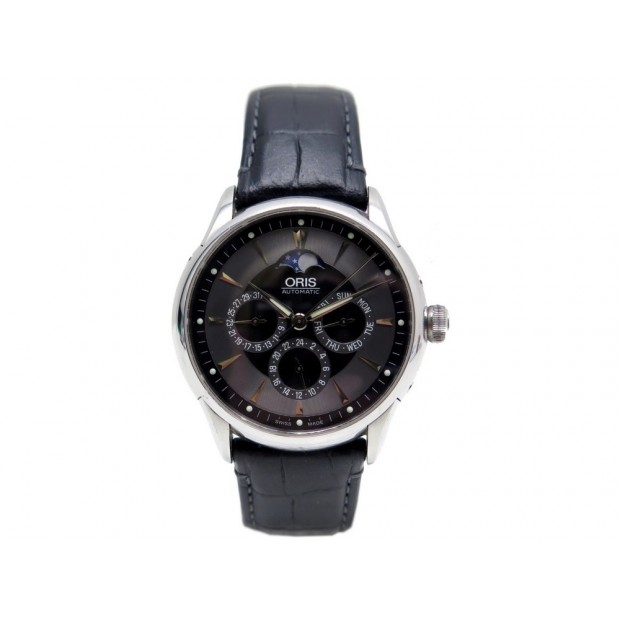 MONTRE ORIS ARTELIER COMPLICATION PHASE DE LUNE 7592 39MM AUTO ACIER WATCH 1650€