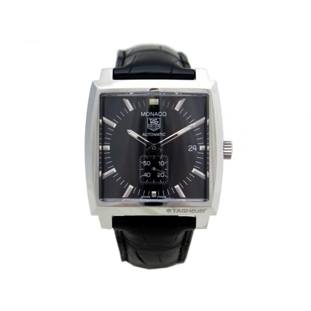 MONTRE TAG HEUER MONACO WW2110-0 CALIBRE 6 37 MM AUTO ACIER WATCH 3400€